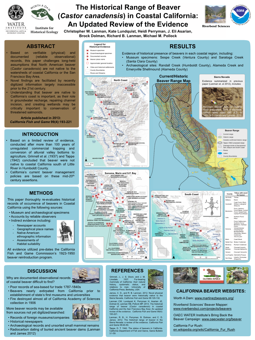 The Historical Range of Beaver (Castor Canadensis) in Coastal