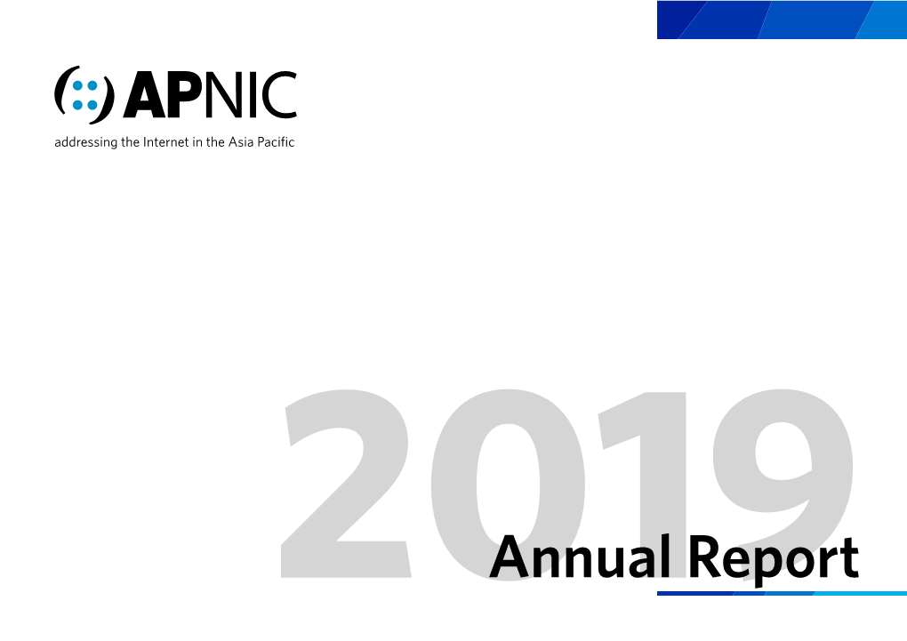 2019 ANNUAL REPORT Contents