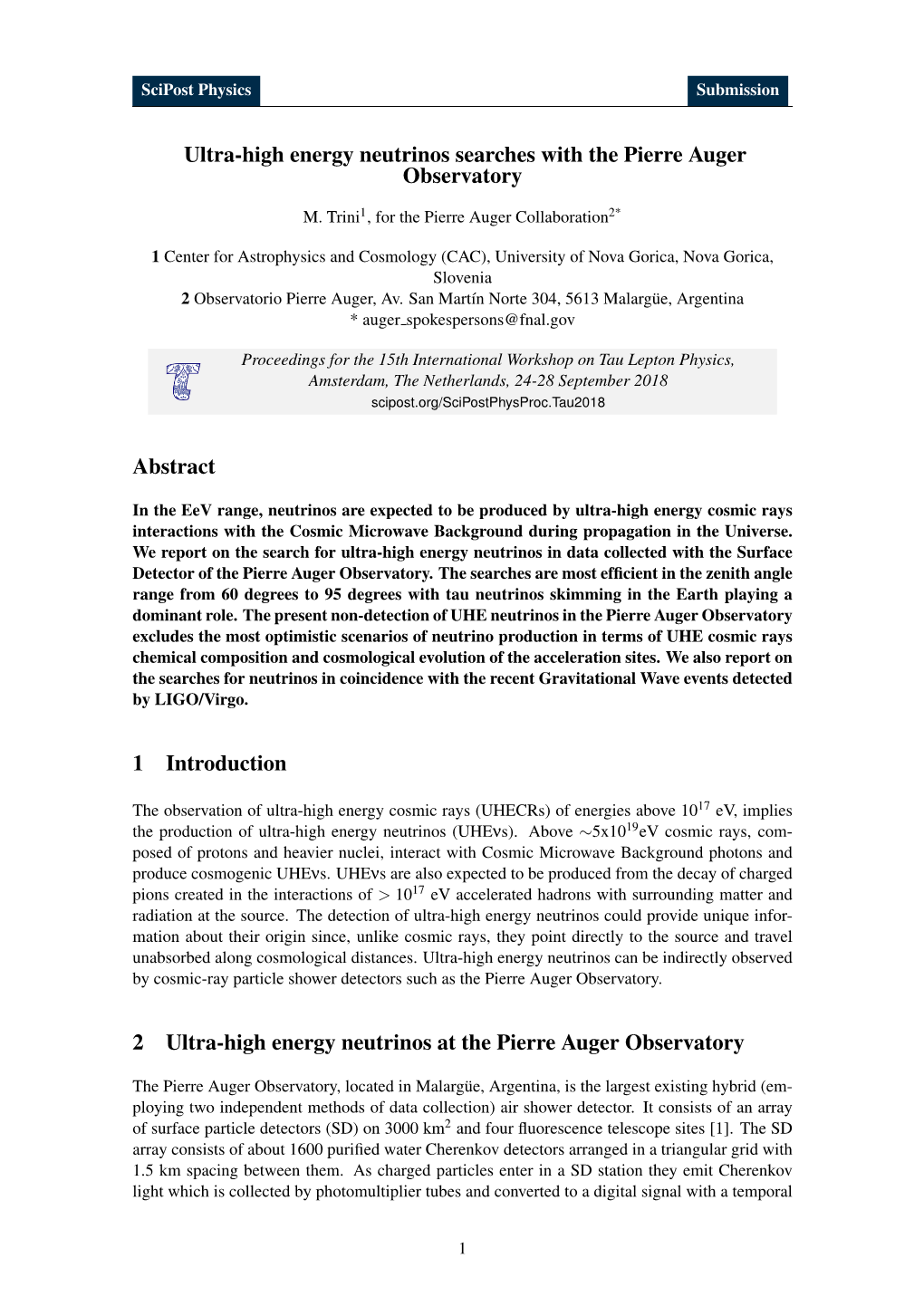 Ultra-High Energy Neutrinos Searches with the Pierre Auger Observatory