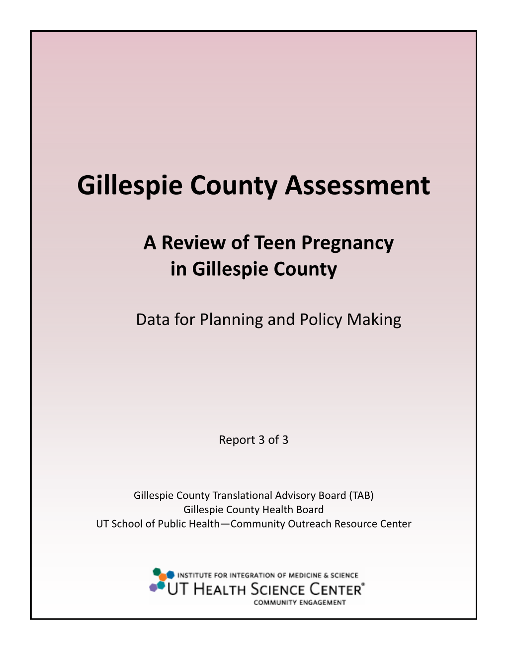 Gillespie County Assessment