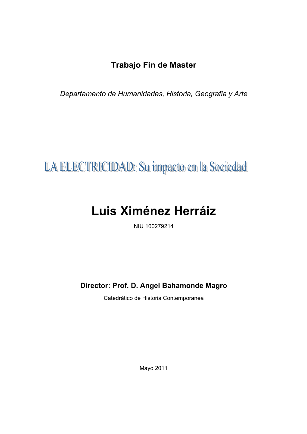 La Electricidad Y Su Impacto Social.Pdf