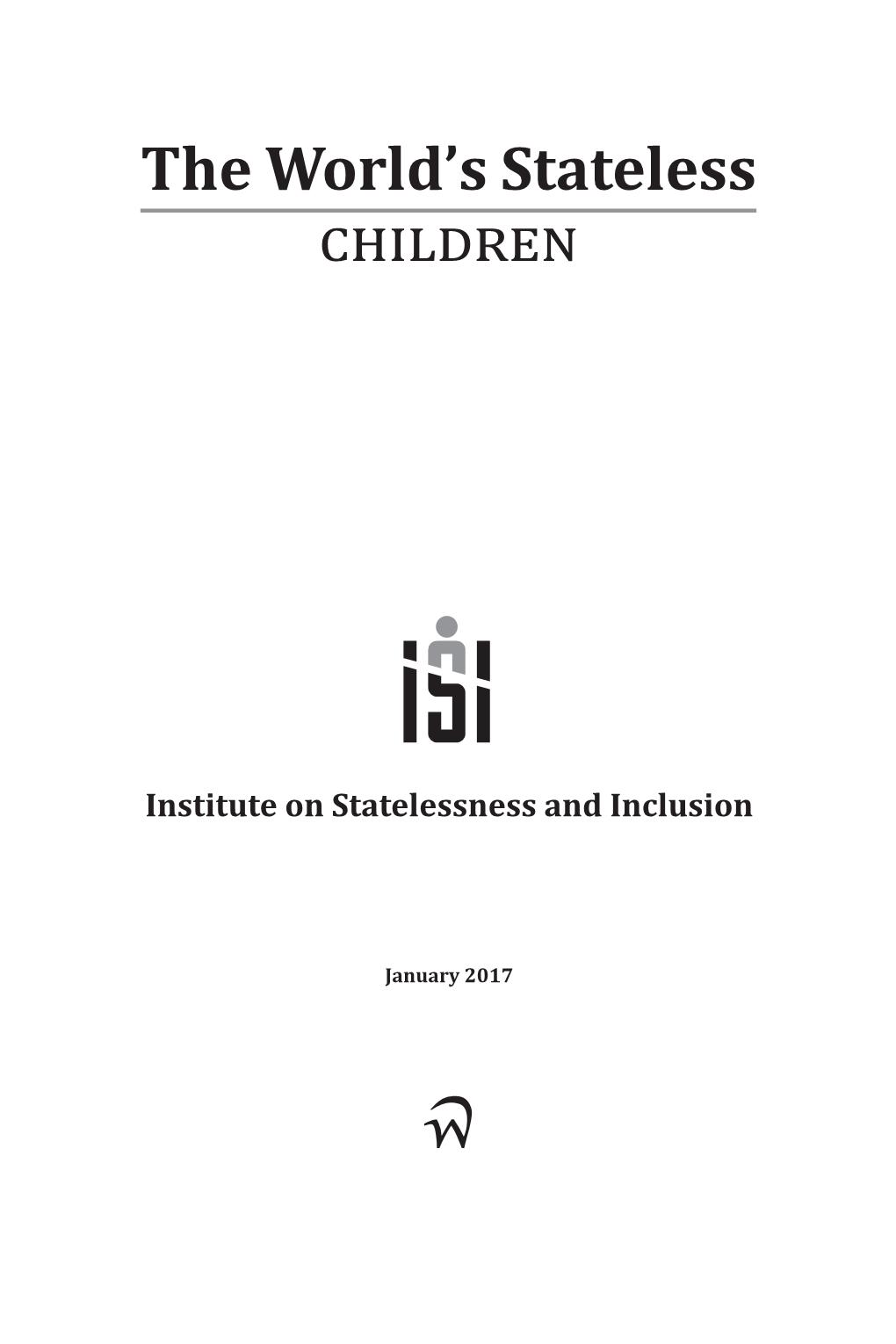 Institute on Stateless and Inclusion