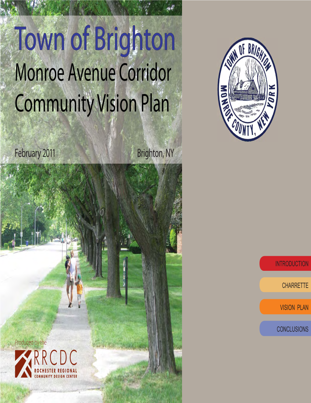 Monroe Avenue Vision Plan in the Fall of 2010