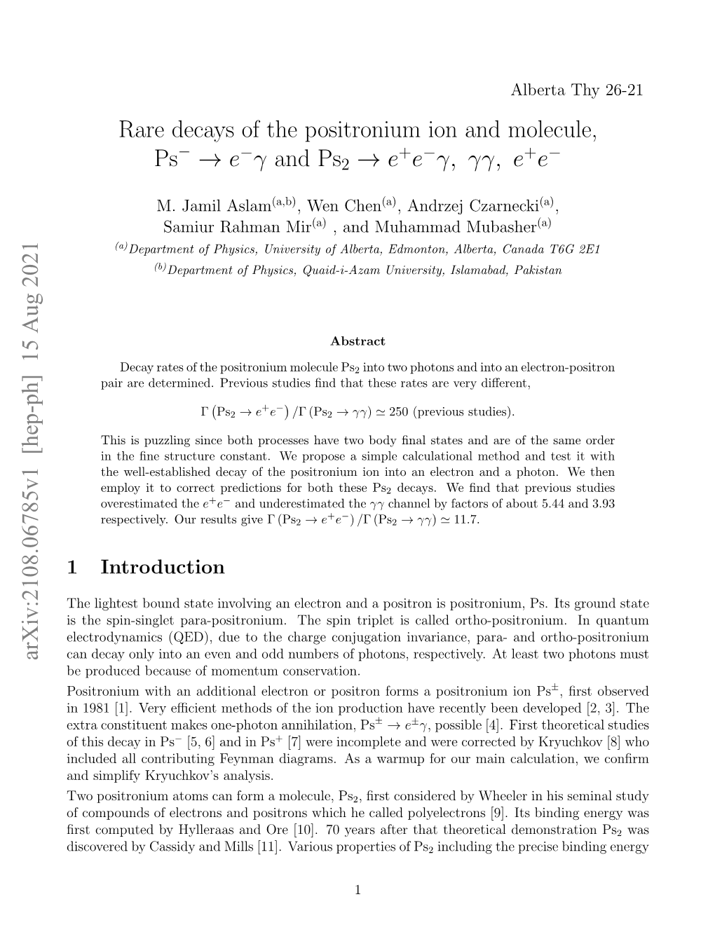 Rare Decays of the Positronium Ion and Molecule, Ps