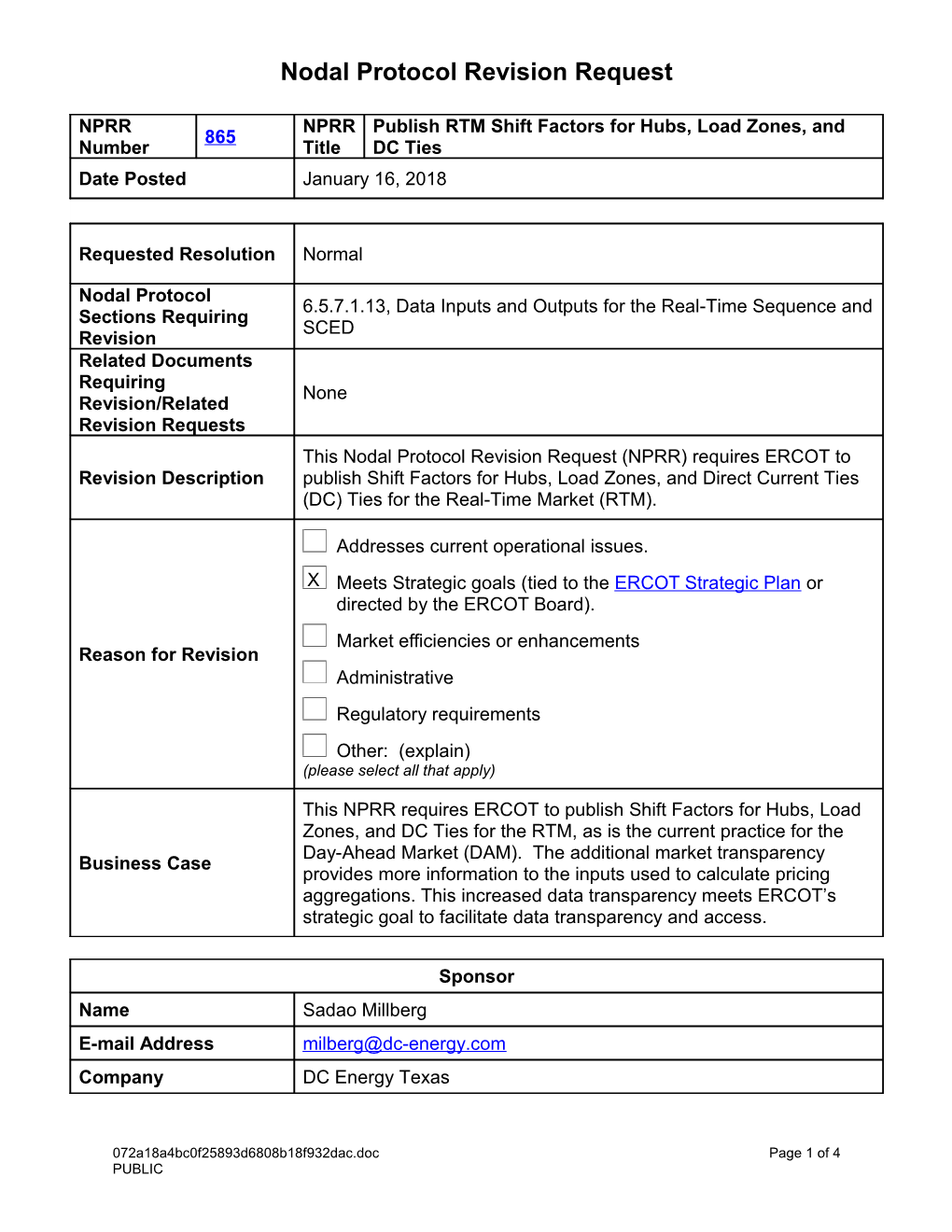 Nodal Protocol Revision Request s4