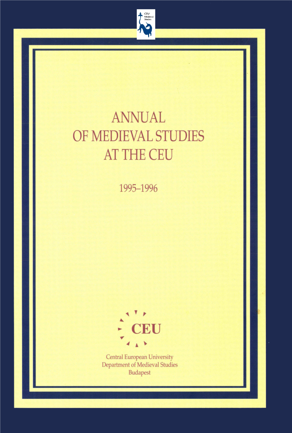 CEU Department of Medieval Studies