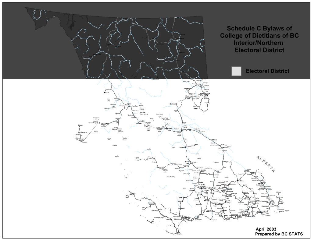 Schedule C: Electoral Regions