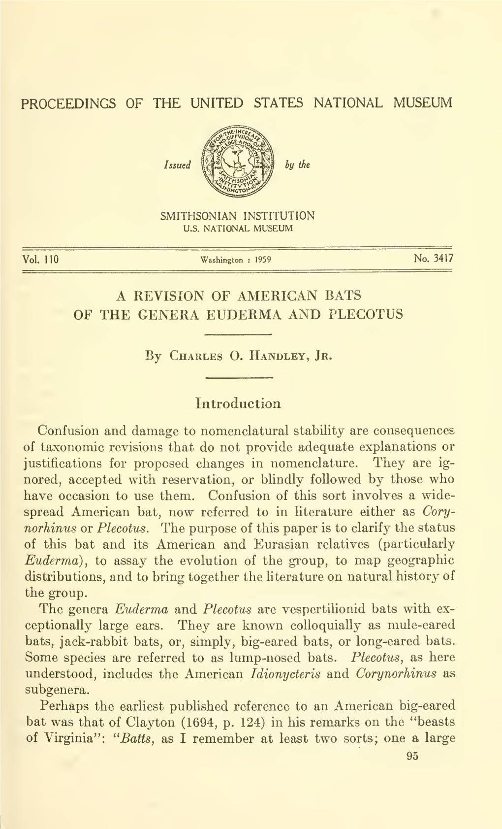 Proceedings of the United States National Museum