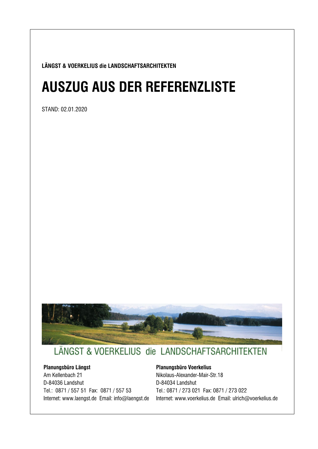 Auszug Aus Der Referenzliste