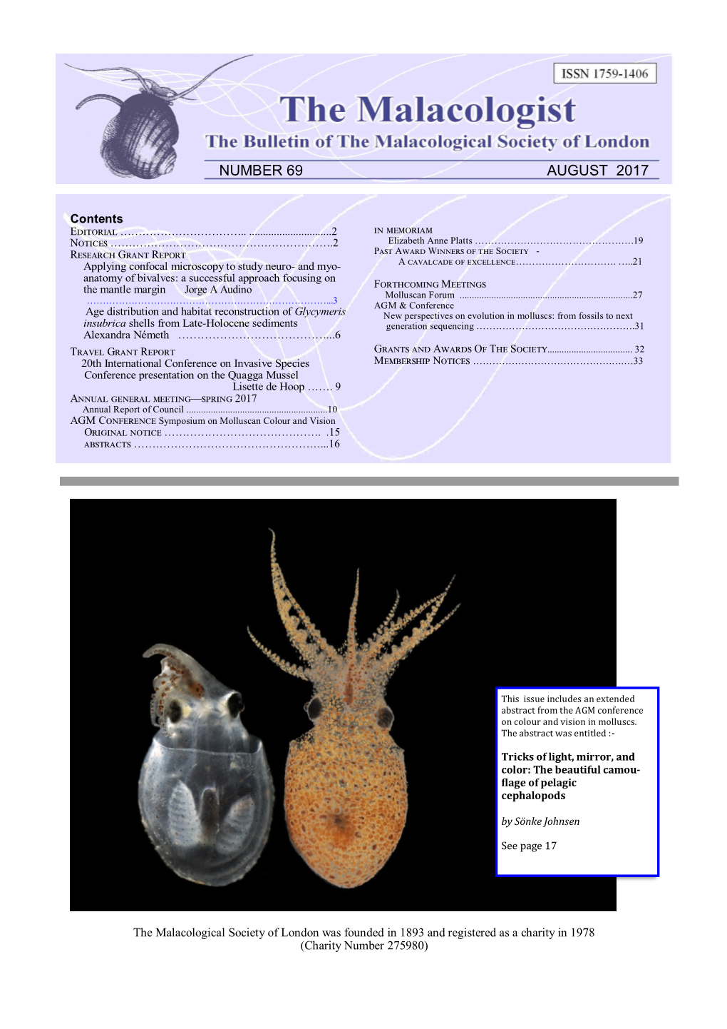 Number 69 August 2017