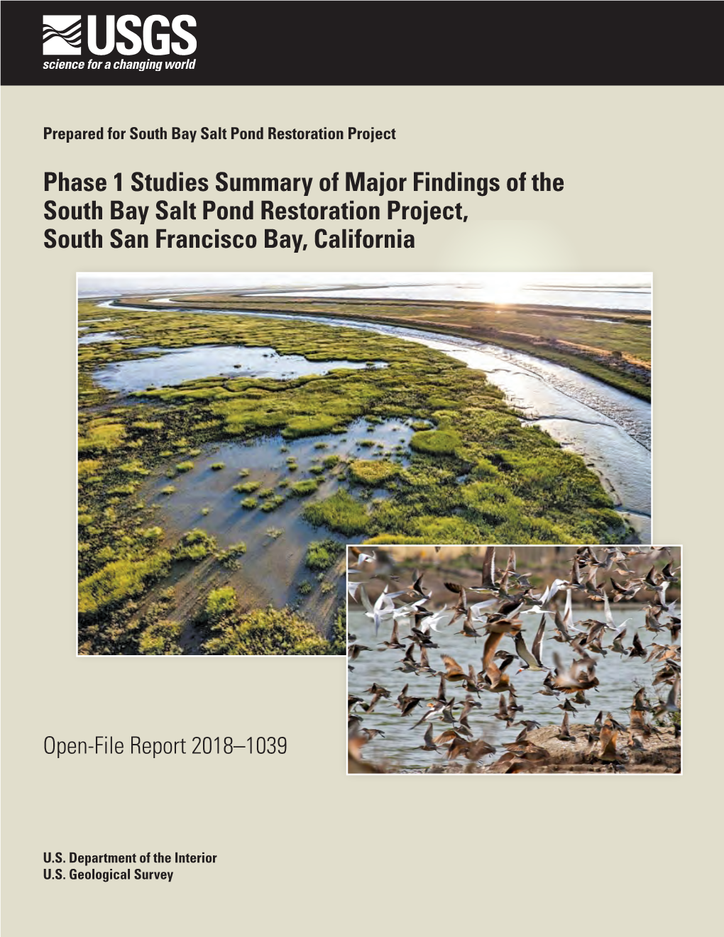 Phase 1 Studies Summary of Major Findings of the South Bay Salt Pond Restoration Project, South San Francisco Bay, California