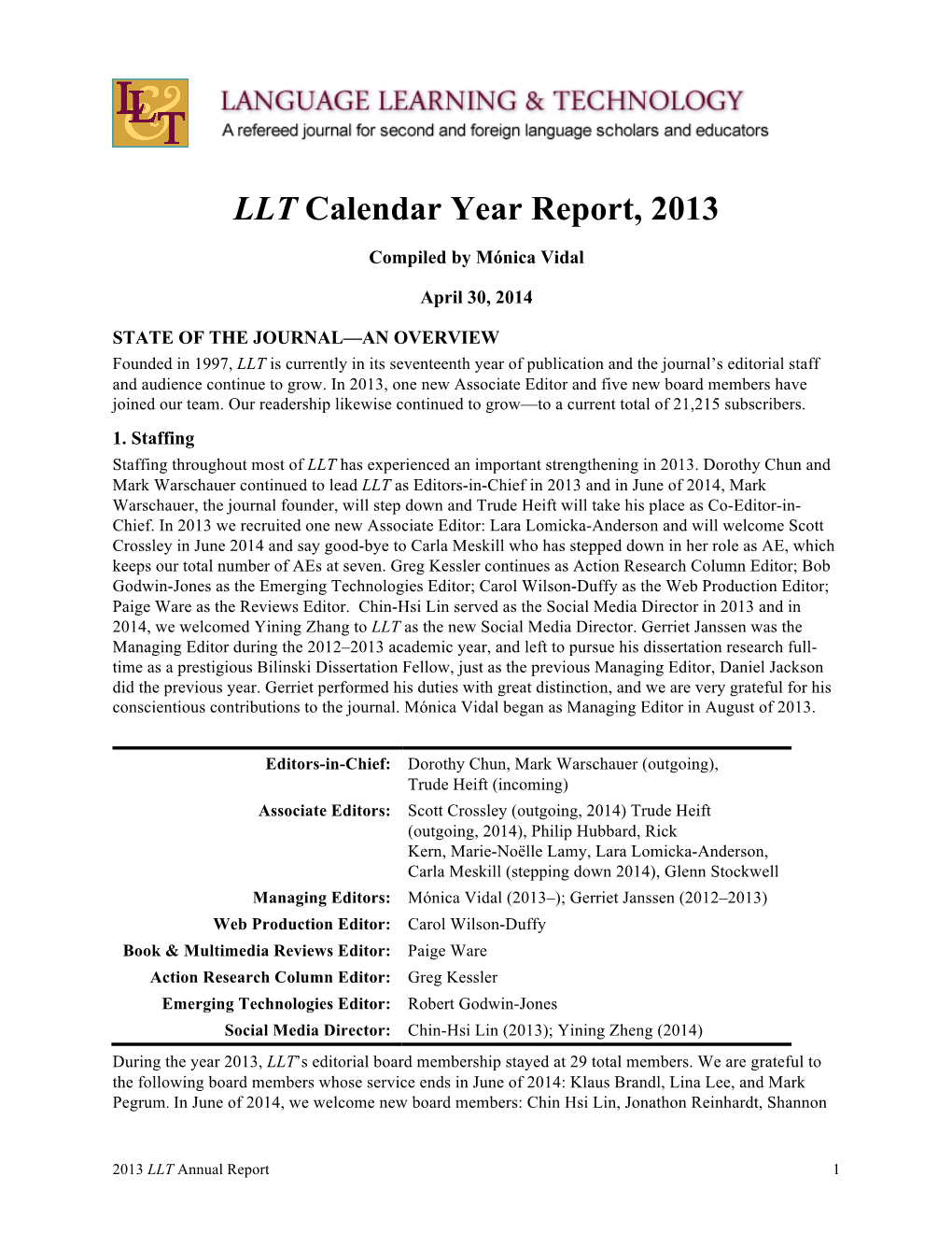 2013 LLT Annual Report.Pdf