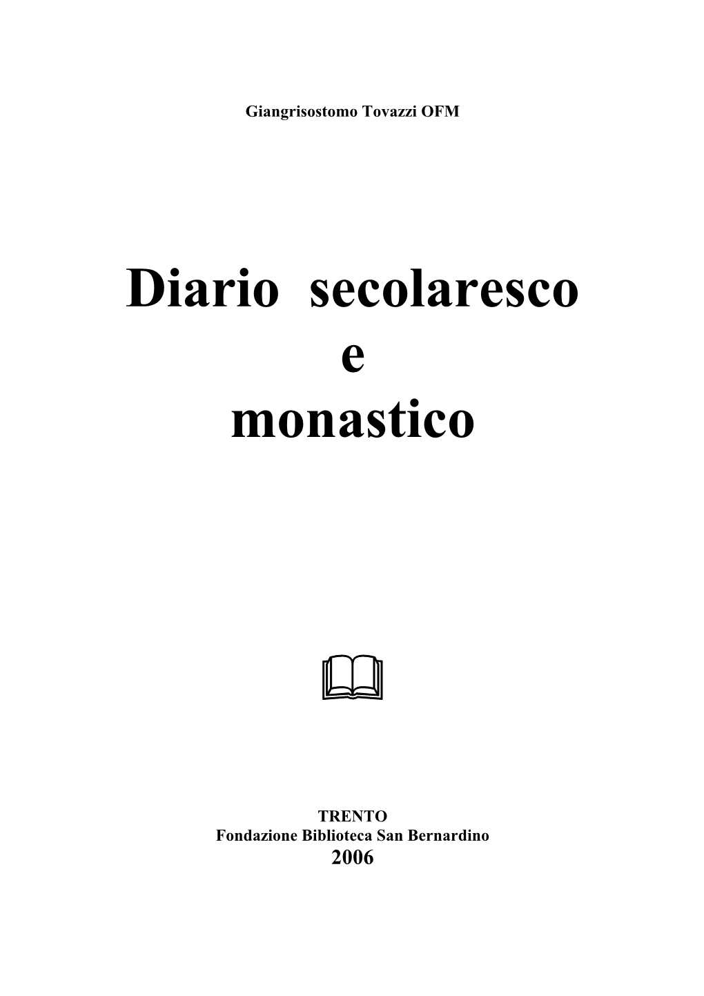 Tovazzi Diario 1 1754-1780