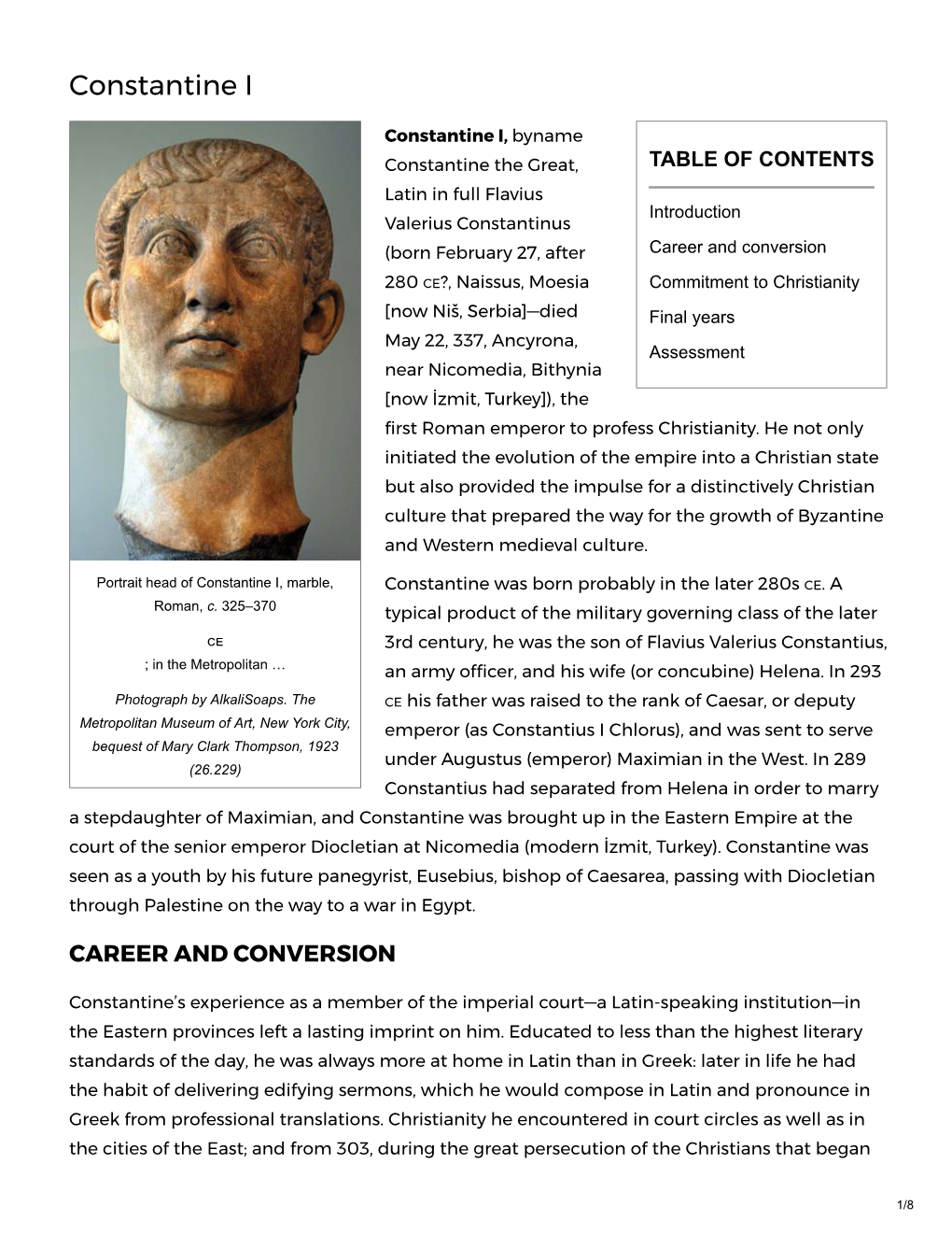 Constantine I -- Britannica Online Encyclopedia