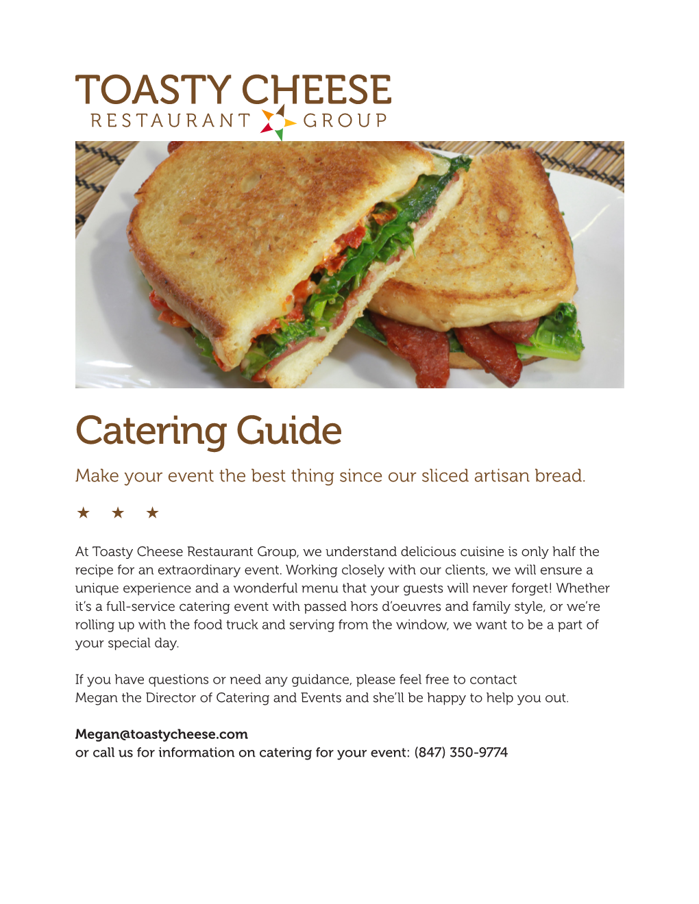 Catering Guide Make Your Event the Best Thing Since Our Sliced Artisan Bread