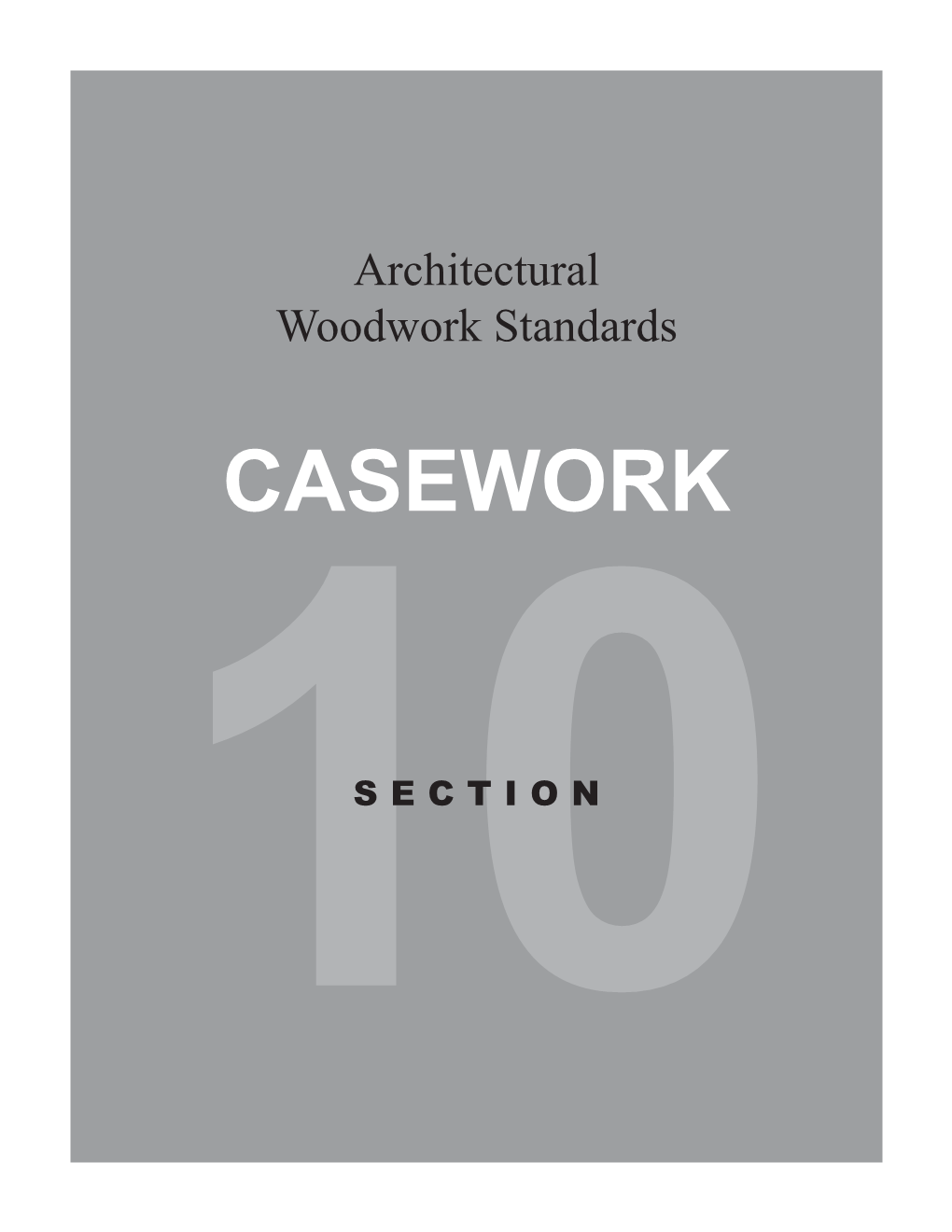 Architectural Woodwork Standards, 2Nd Edition