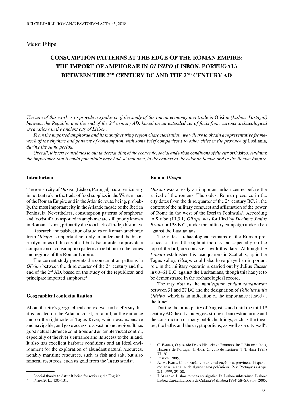 Victor Filipe Consumption Patterns at the Edge of the Roman Empire: The