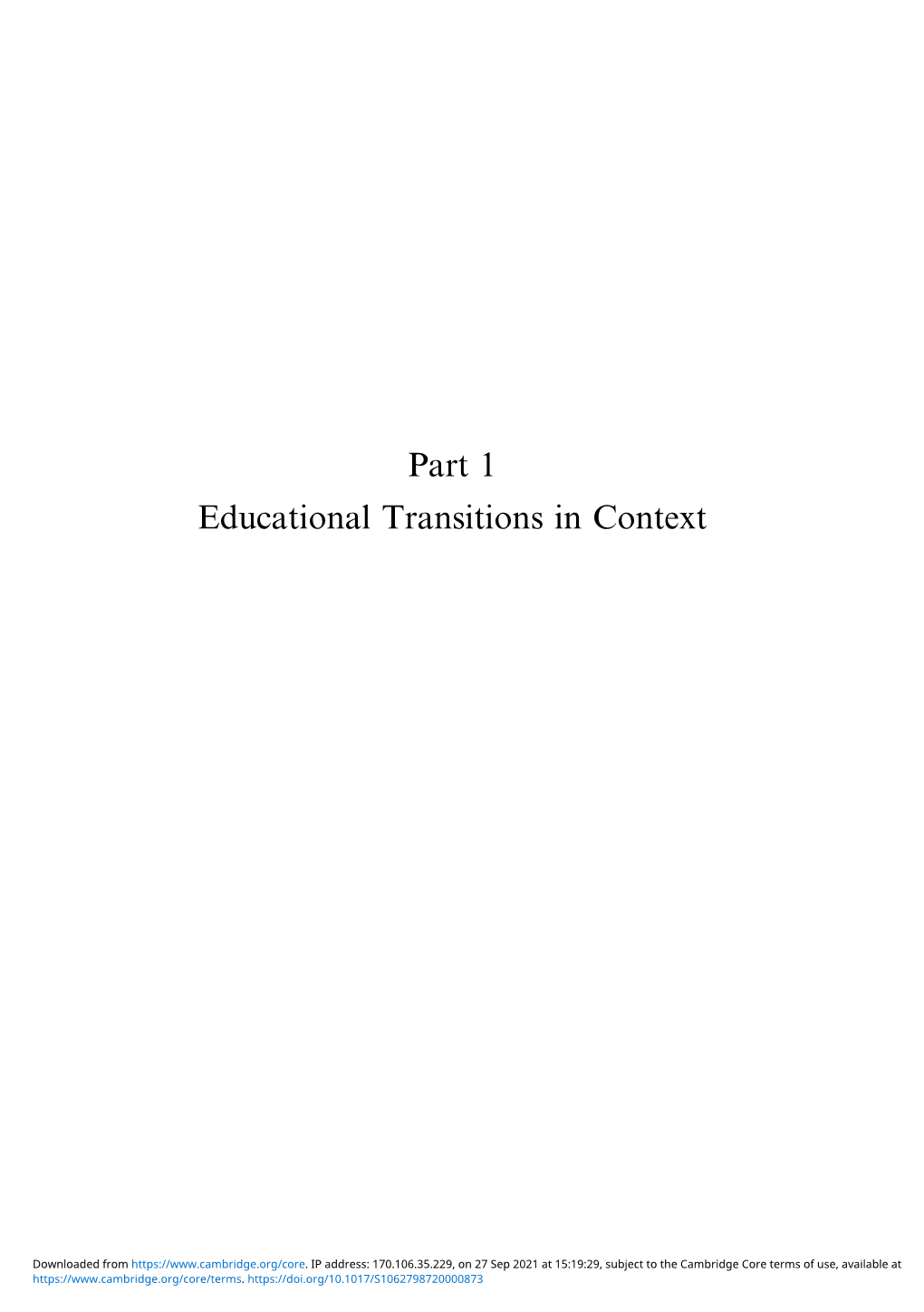 Bridging the Twenty-First Century Gap in Education – History, Causation, and Solutions