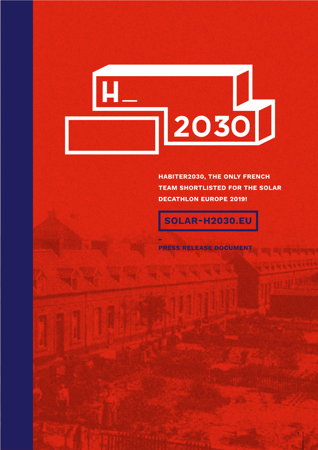 Press Release Document Habiter2030, the Only