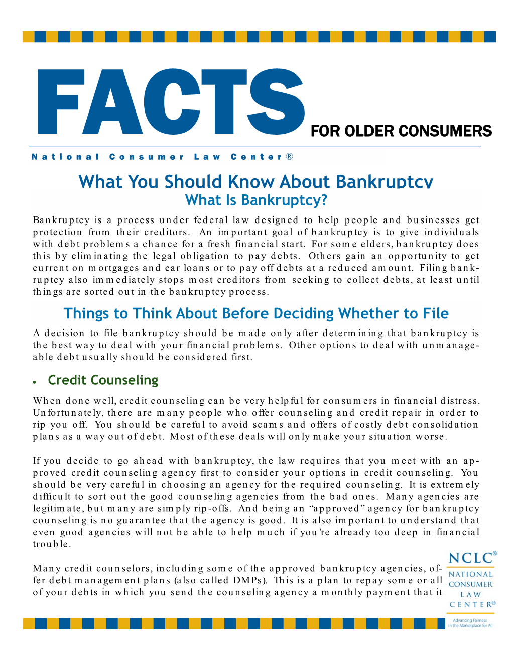 What You Should Know About Bankruptcy