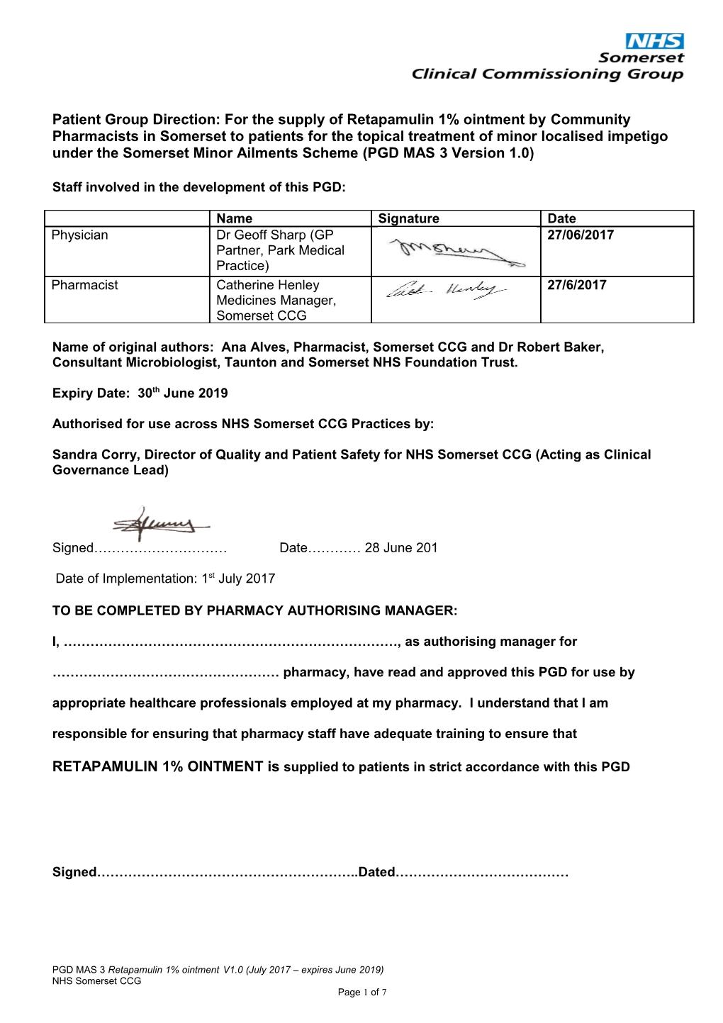 PATIENT GROUP DIRECTION for the ADMINISTRATION of LIVE ATTENUATED MEASLES, MUMPS and RUBELLA s1