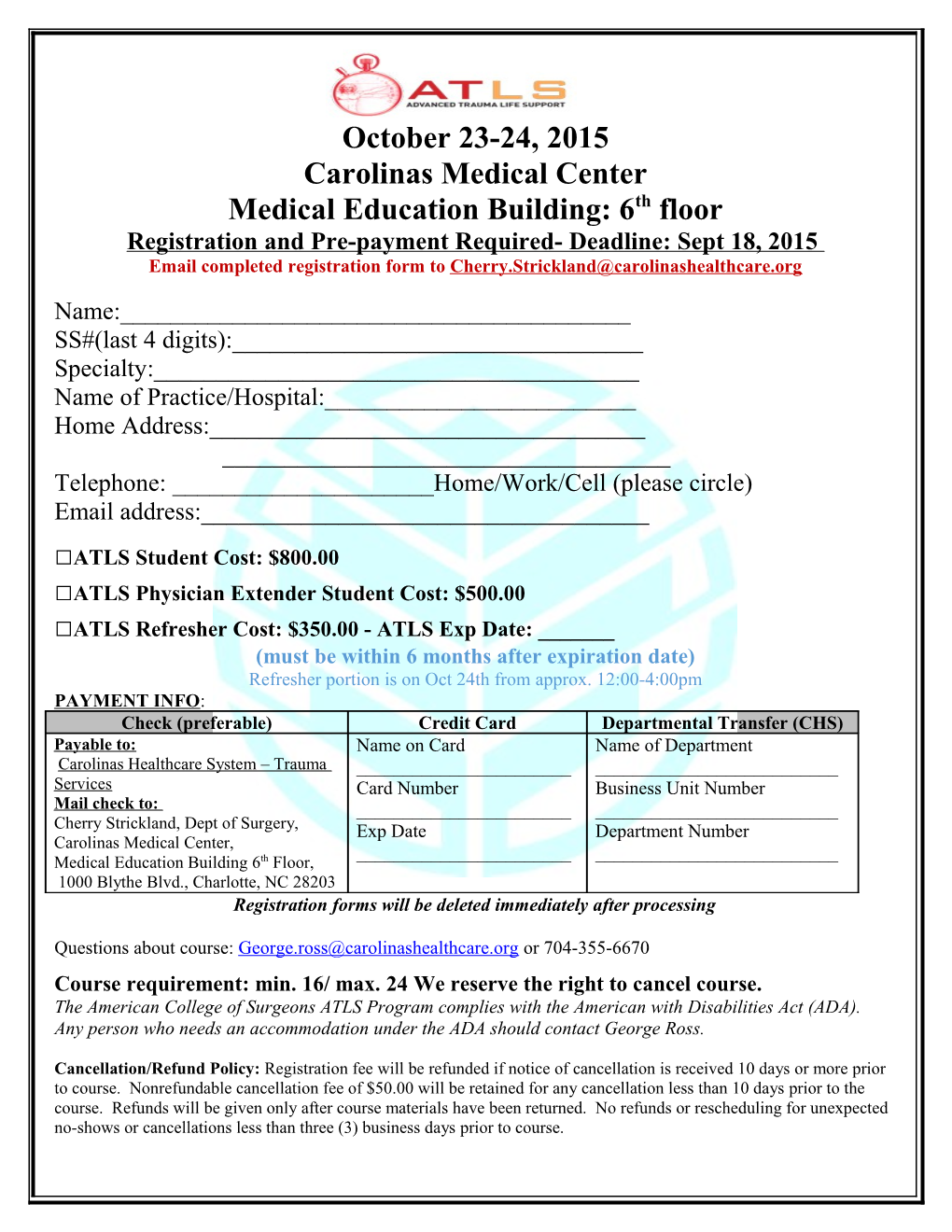 Advanced Trauma Life Support