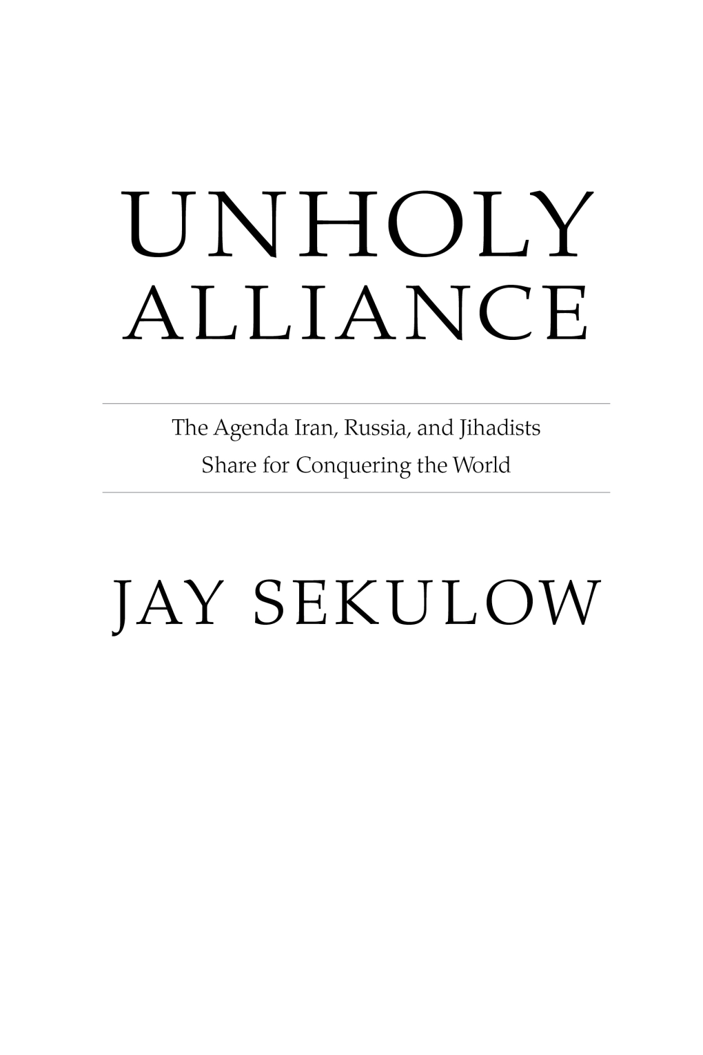 Unholy Alliance