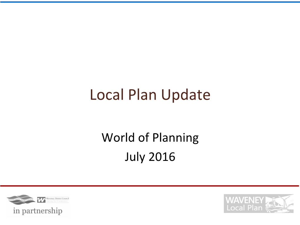 Local Plan Review