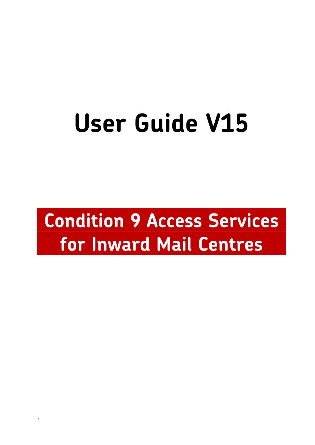 User Guide V15