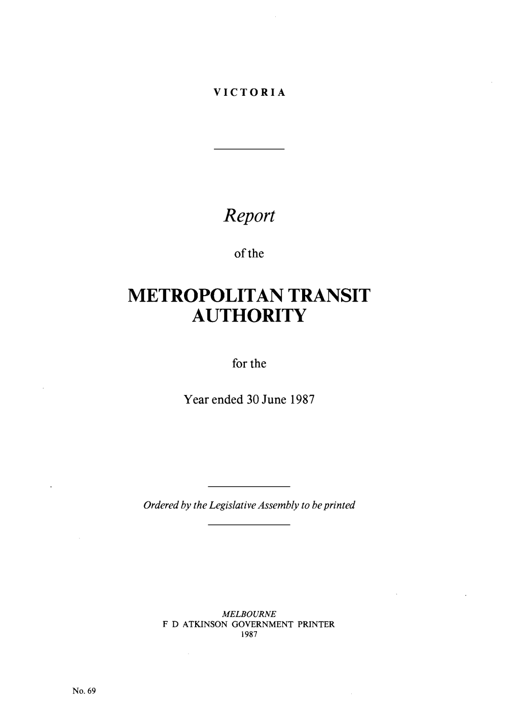 Metropolitan Transit Authority