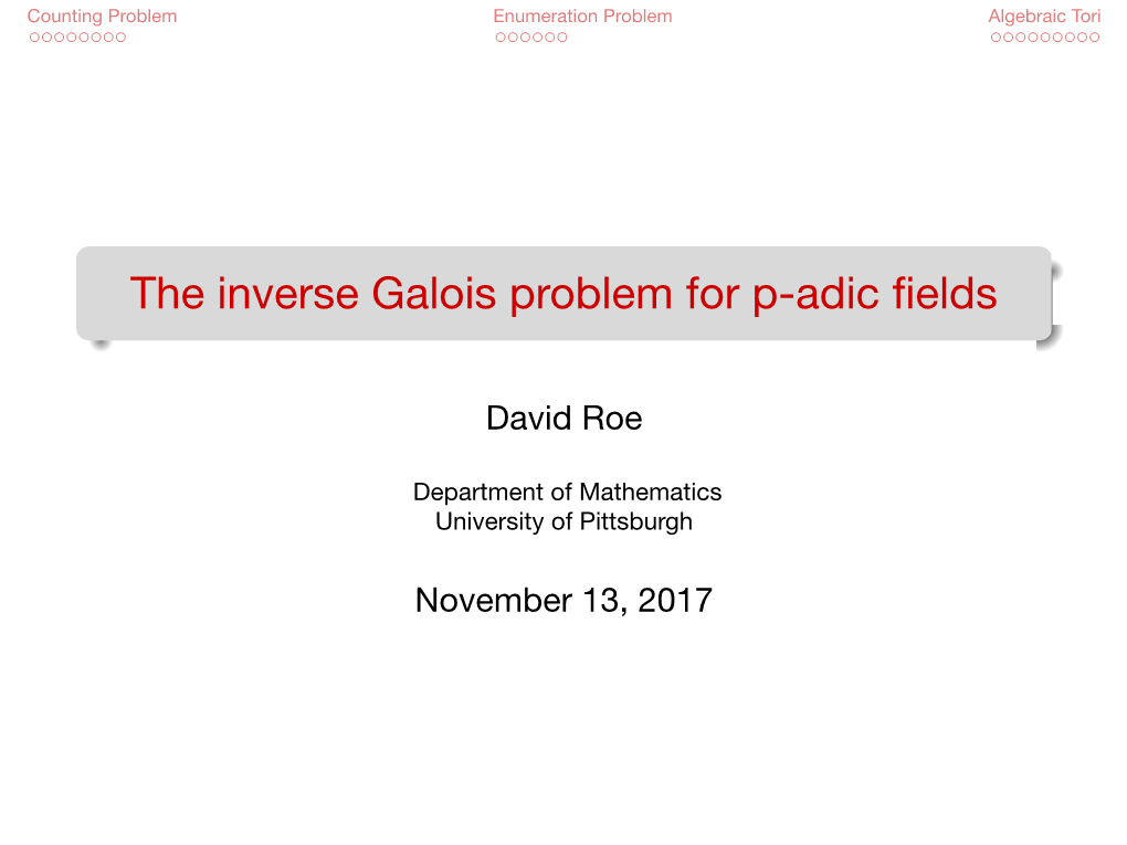 The Inverse Galois Problem for P-Adic Fields