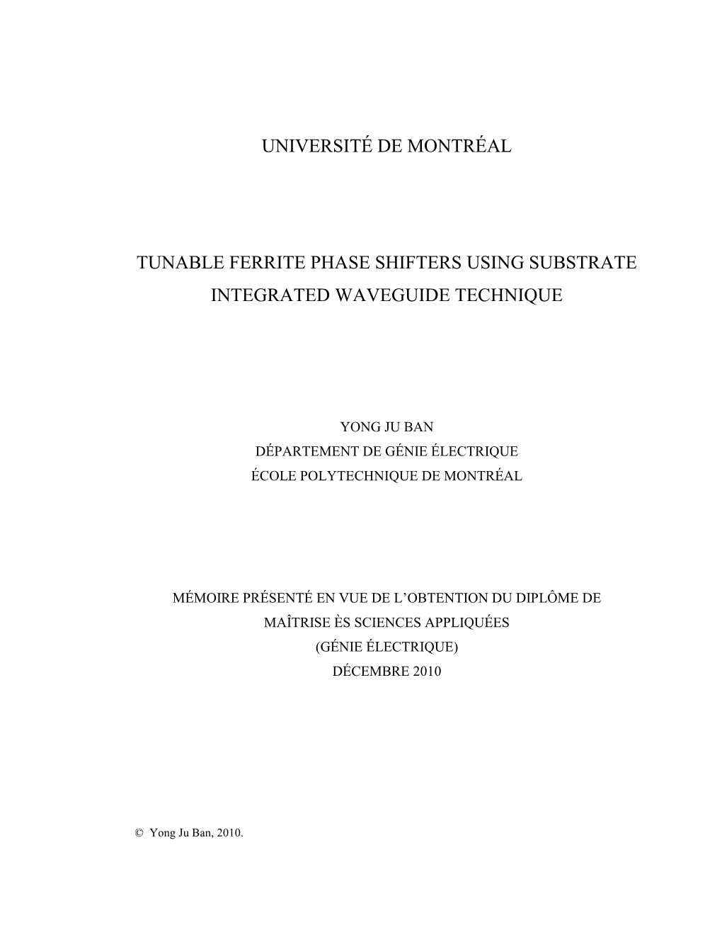 Substrate Integrated Waveguide (SIW) Is a Very Promising Technique in That We Can Make Use of the Advantages of Both Waveguides and Planar Transmission Lines