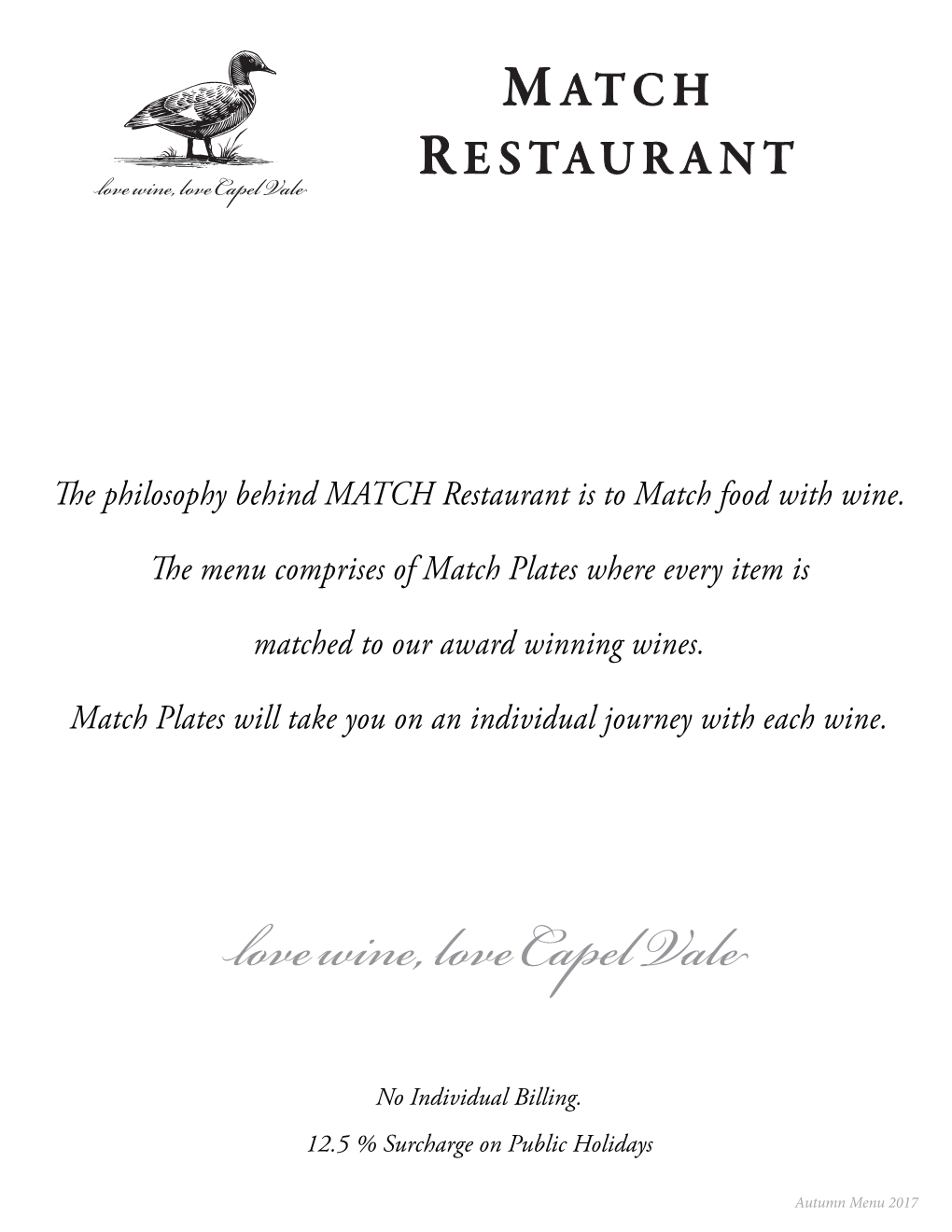 MATCH Restaurant Is to Match Food with Wine