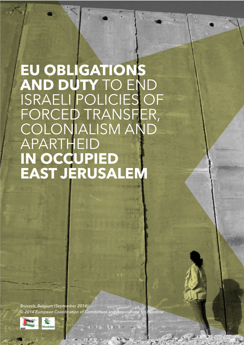 Eu Obligations and Duty to End Israeli Policies of Forced Transfer, Colonialism and Apartheid in Occupied East Jerusalem