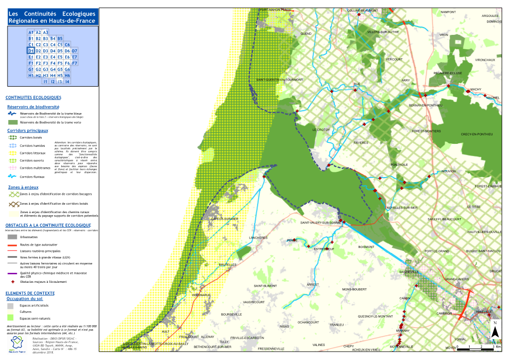 Les Continuités Ecologiques Régionales En Hauts-De-France