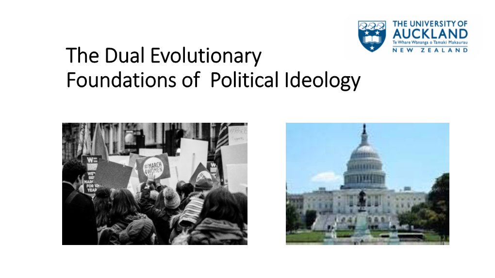 Dual Foundations of Political Ideology