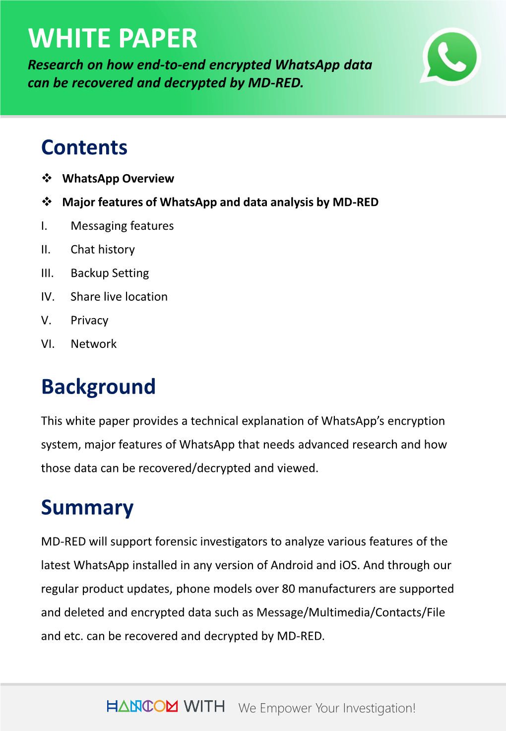 Whatsapp White Paper