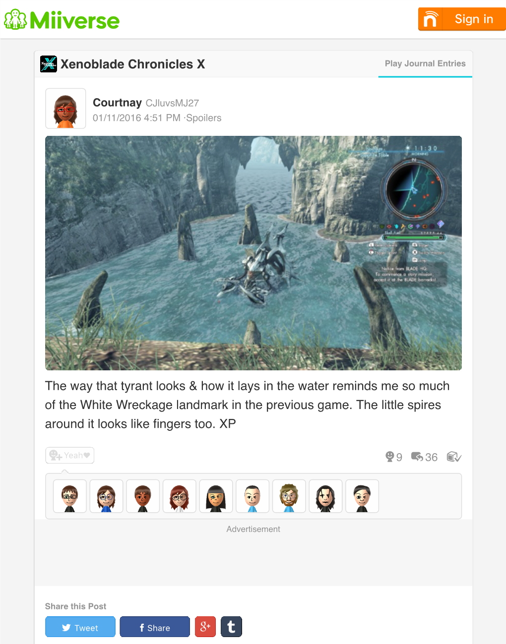 Xenoblade Chronicles X the Way That Tyrant Looks & How It Lays in The