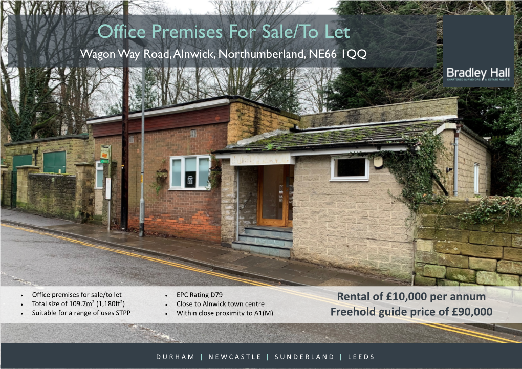 Office Premises for Sale/To Let