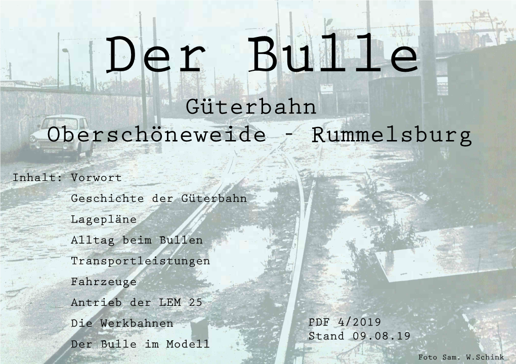 Güterbahn Oberschöneweide - Rummelsburg