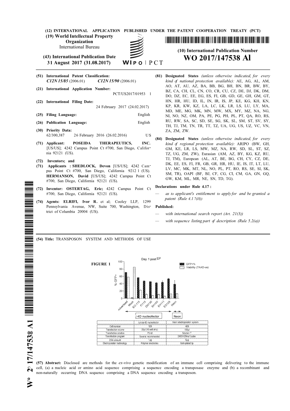 WO 2017/147538 Al 31 August 2017 (31.08.2017) P O P C T