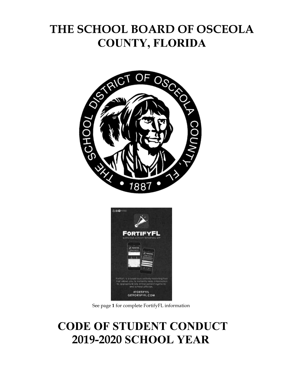 Code of Student Conduct 2019-2020 School Year