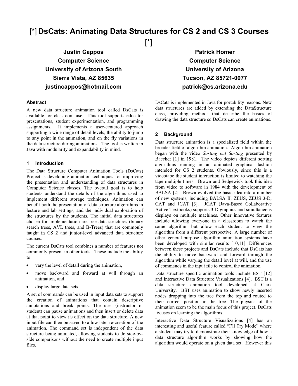 Discussion of a Simple Algorithm Depiction Tool Using Tree Structures for CS 1 and CS 2 Courses