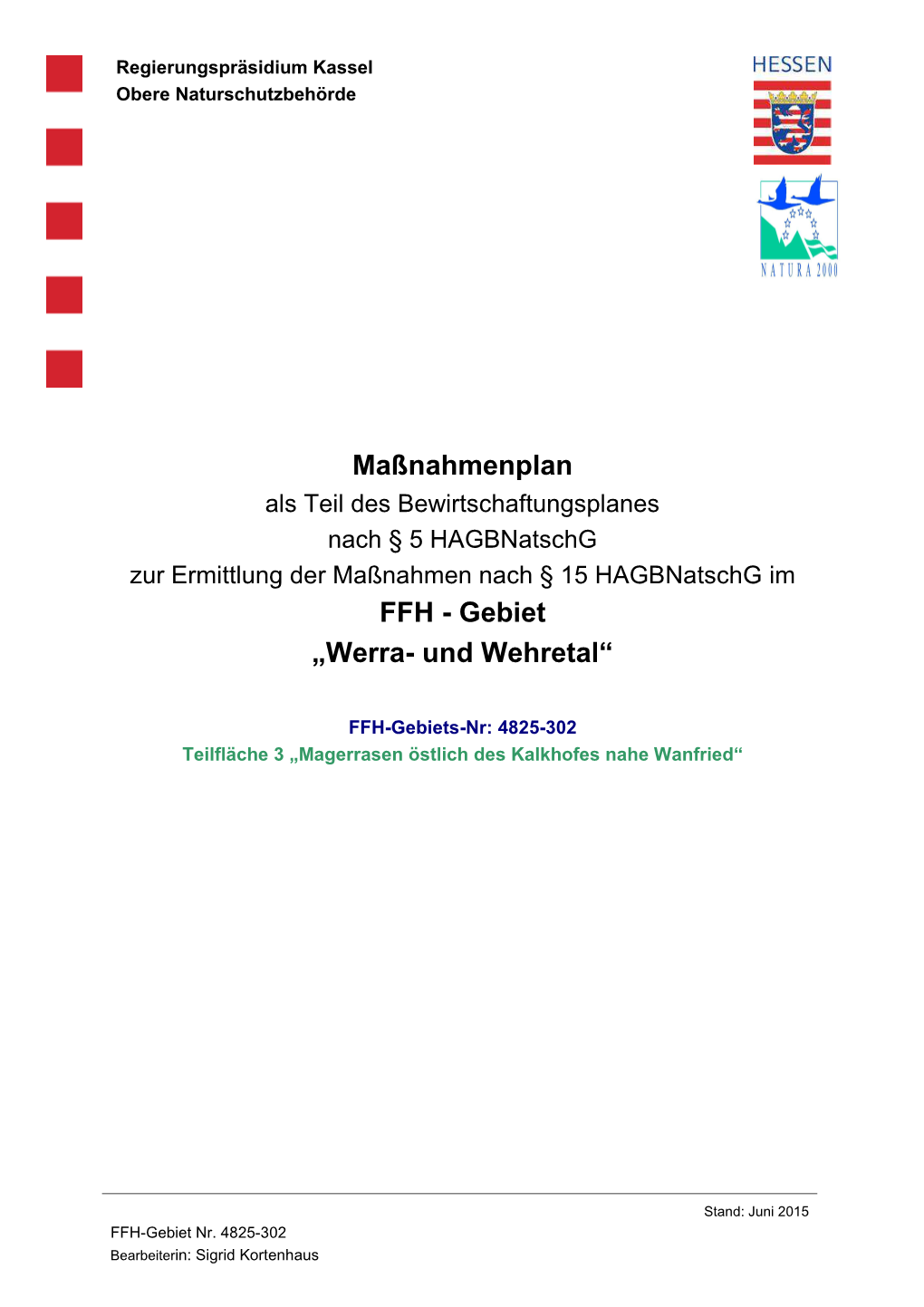 FFH-Gebiet „Werra- Und Wehretal“, Bd