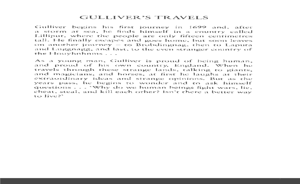 Gulliver's Travels