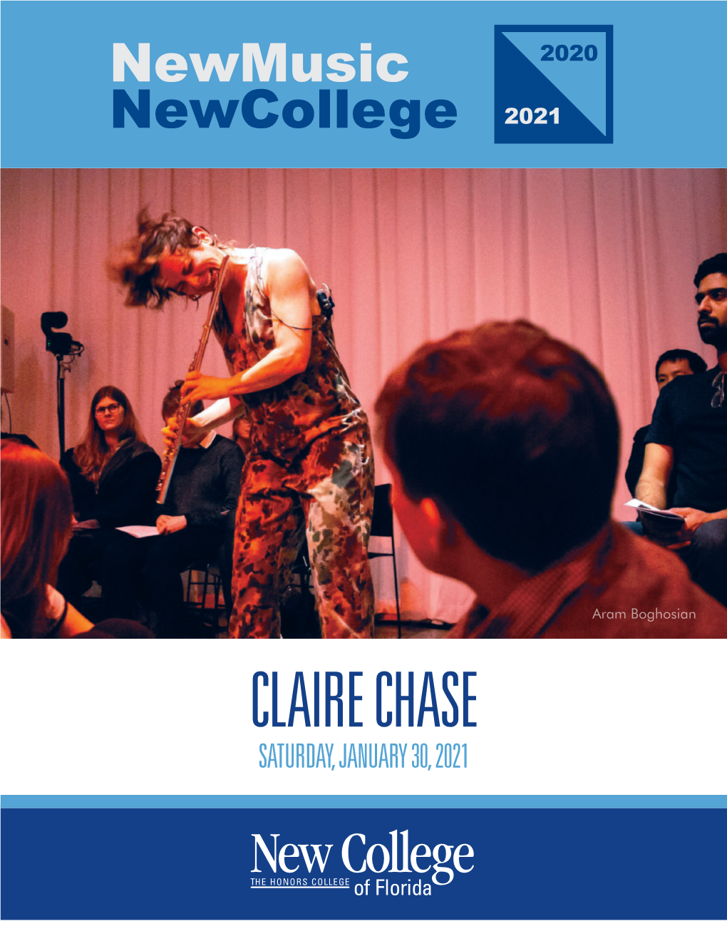 CLAIRE CHASE SATURDAY, JANUARY 30, 2021 Newmusicnewcollege