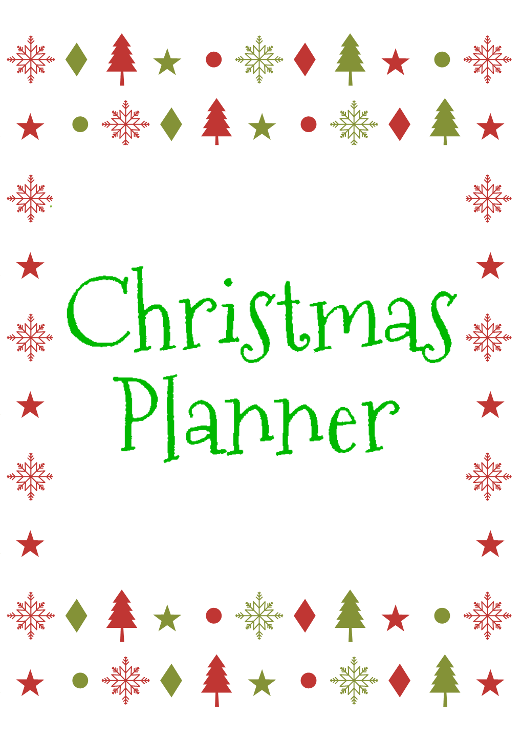 FREE Christmas Planner