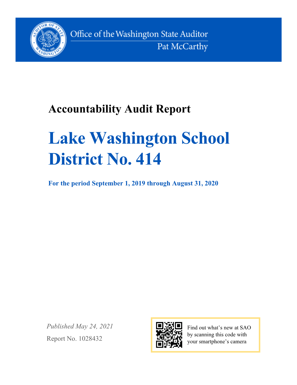 Accountability Audit Report