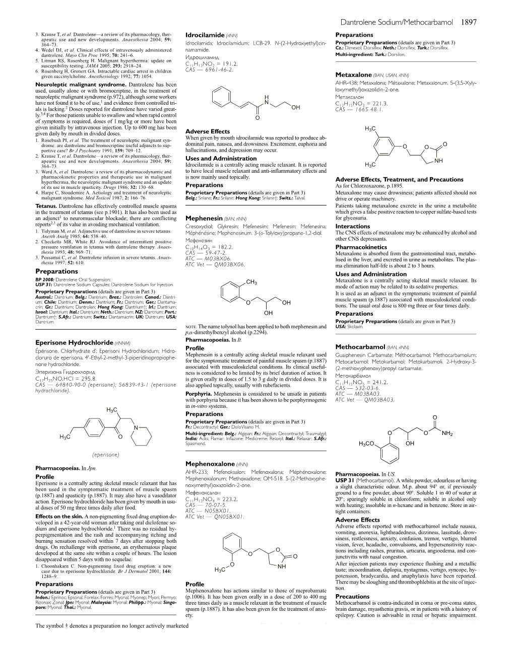 Dantrolene Sodium/Methocarbamol 1897