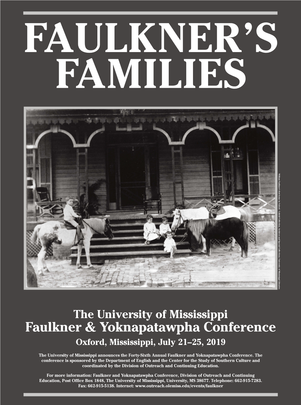 Faulkner & Yoknapatawpha Conference